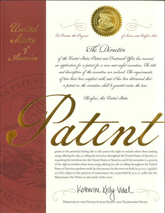 We have officially been awarded a United States patent for TYTE!!